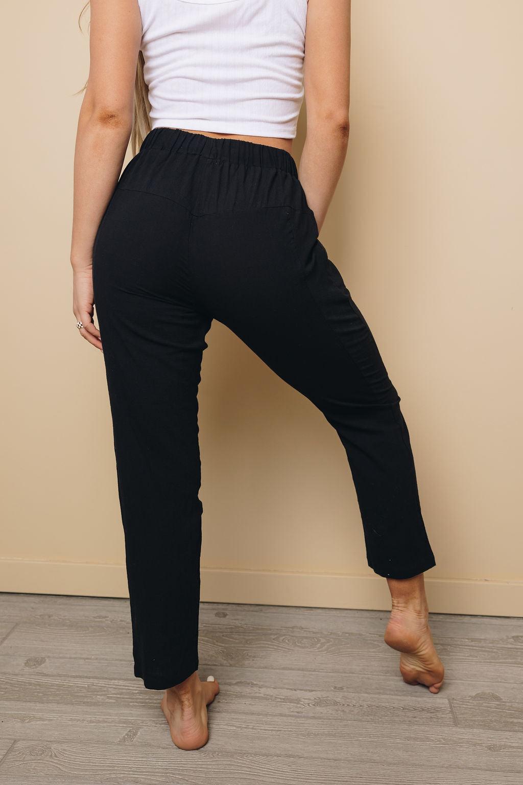 Lara High Waist Pants - Elysian