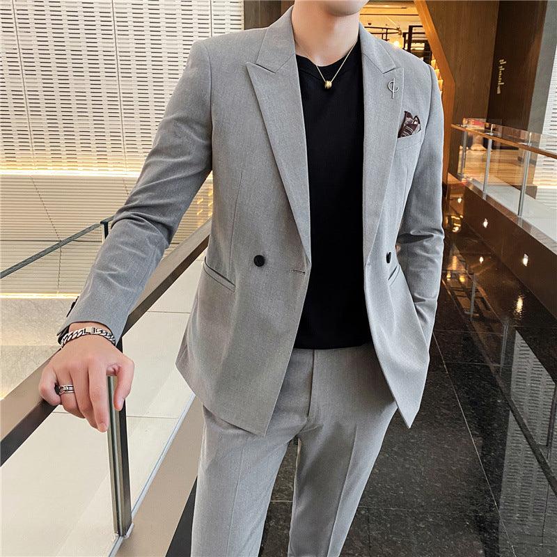 Men’s Casual Slim Fit Coat Suit - Elysian