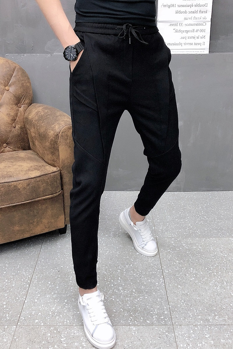 Solid Slim Fit Mens Casual-Wear Pants