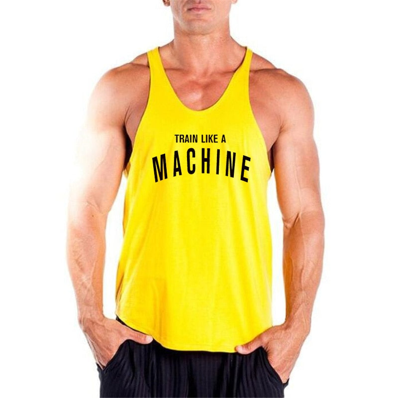 Men GYM Tank Top Vest Sleeveless Workout Shirt