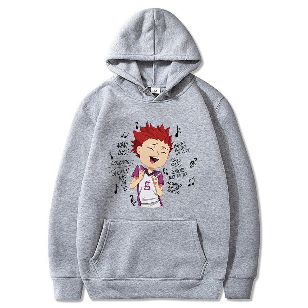 Funny Haikyuu Satori Tendou Men Anime Long Sleeved Hoodie - Elysian