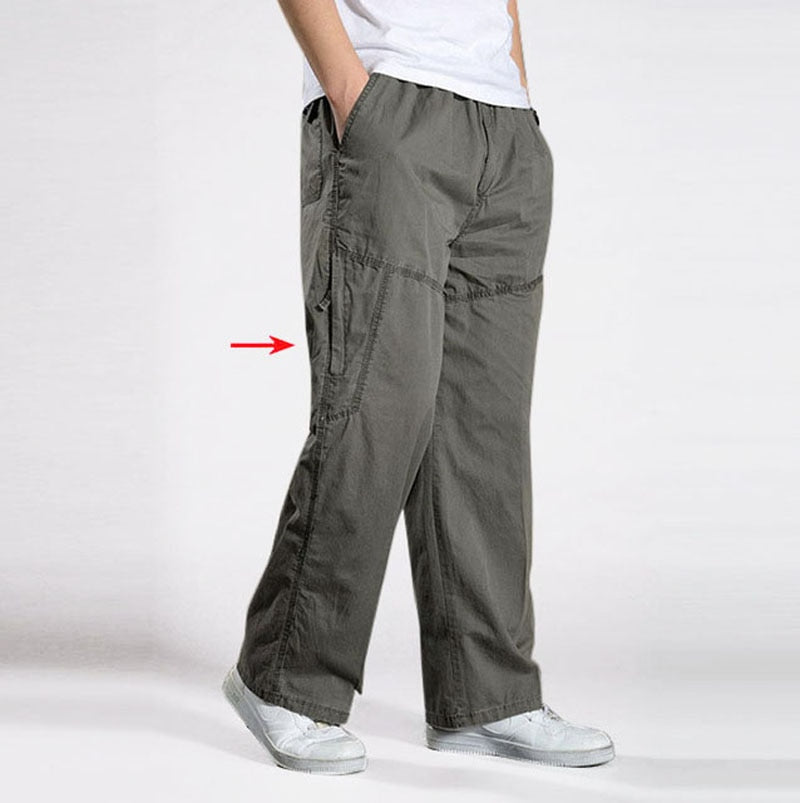 Cargo Cotton Multi-Pocket Mens Trouser