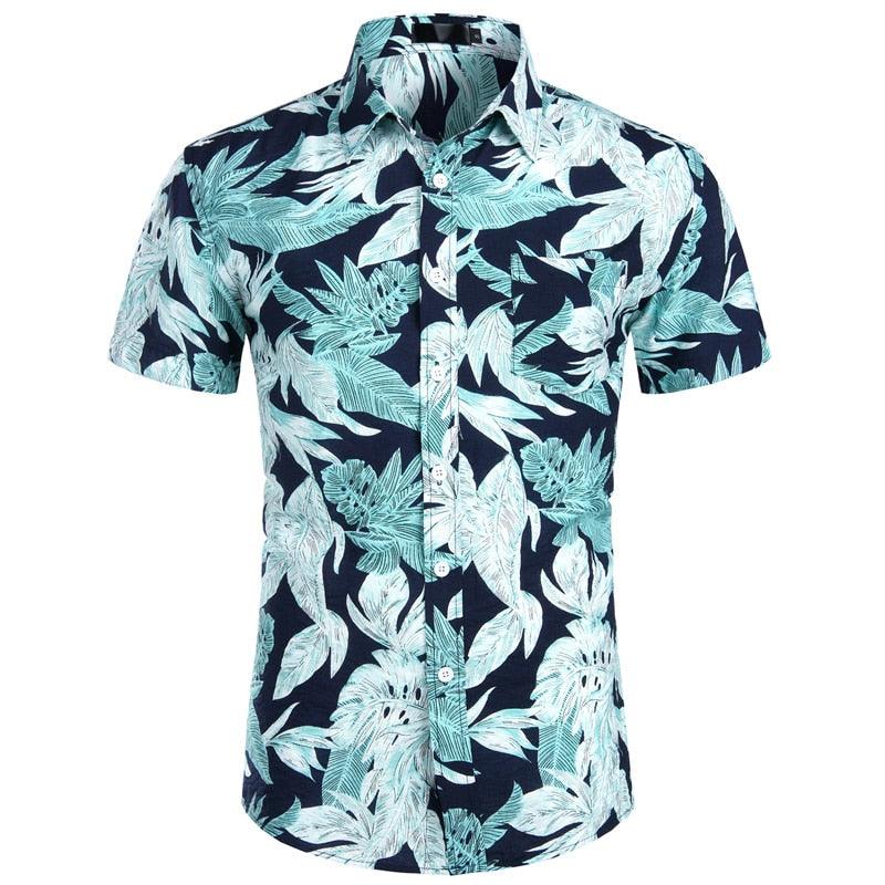 Men’s Hawaiian Short Sleeve Summer Shirt - Elysian