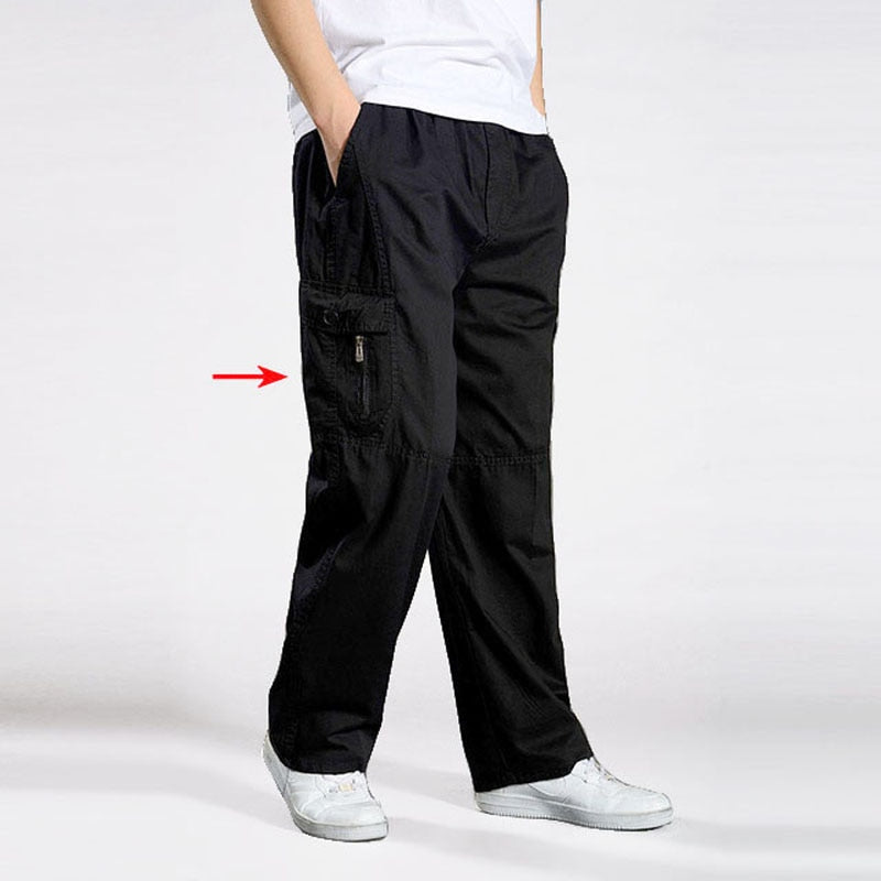 Cargo Cotton Multi-Pocket Mens Trouser