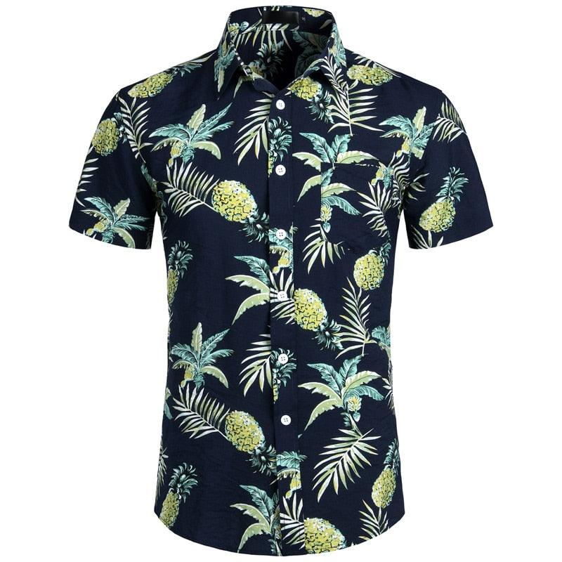 Men’s Hawaiian Short Sleeve Summer Shirt - Elysian