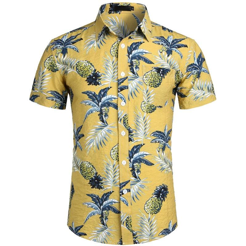 Men’s Hawaiian Short Sleeve Summer Shirt - Elysian