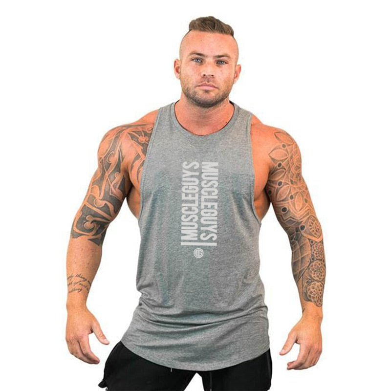 Mens Bodybuilding Sleeveless Tank Tops