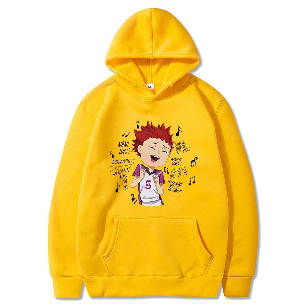 Funny Haikyuu Satori Tendou Men Anime Long Sleeved Hoodie - Elysian