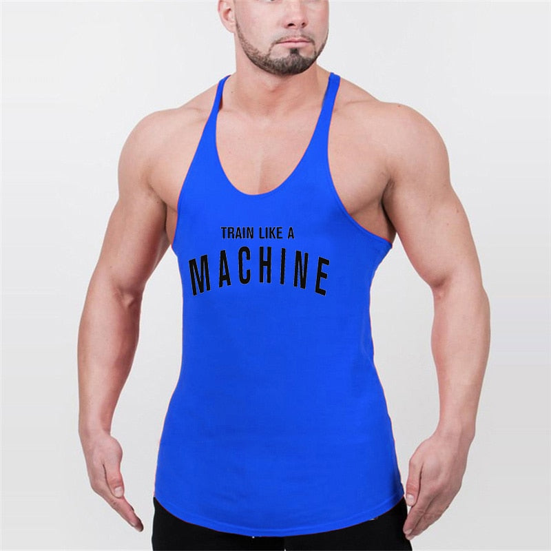 Men GYM Tank Top Vest Sleeveless Workout Shirt