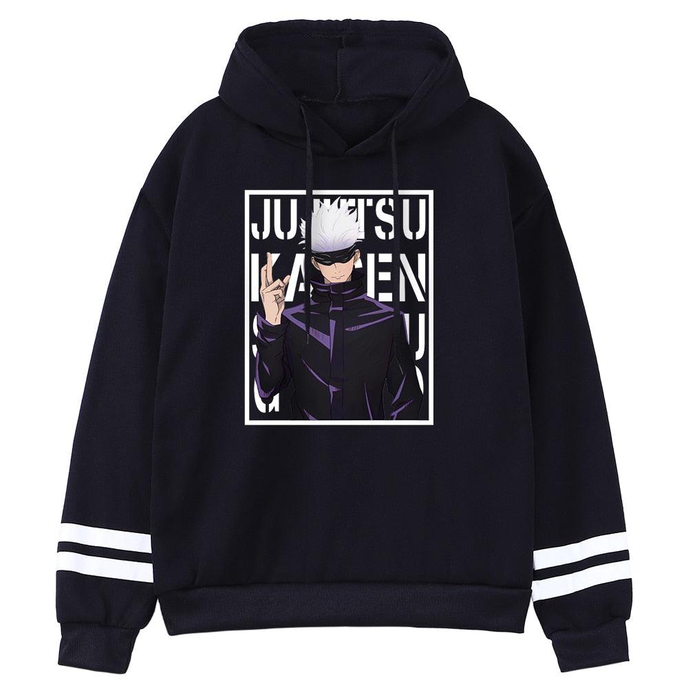 Gojo Satoru Jujutsu Keisen Anime Printed Oversize Men’s Hoodie - Elysian