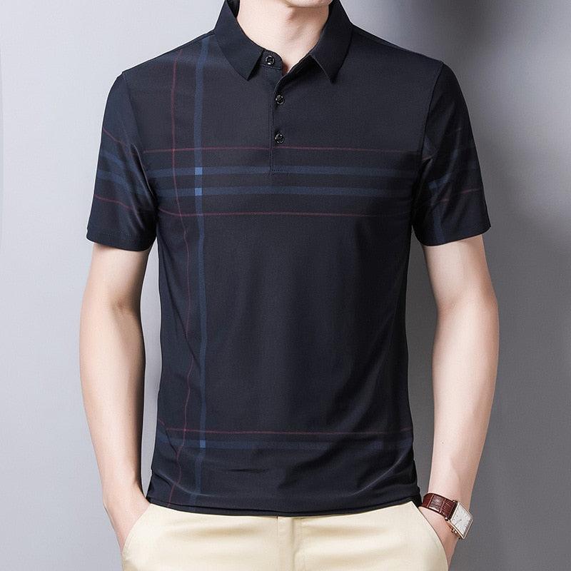 Men’s Casual Slim Fit Half Sleeve Polo Shirt - Elysian