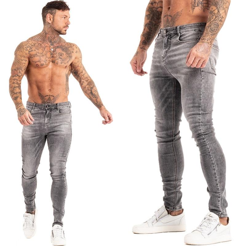 Slim Tight Stretch Ripped Pants for Men - Elysian