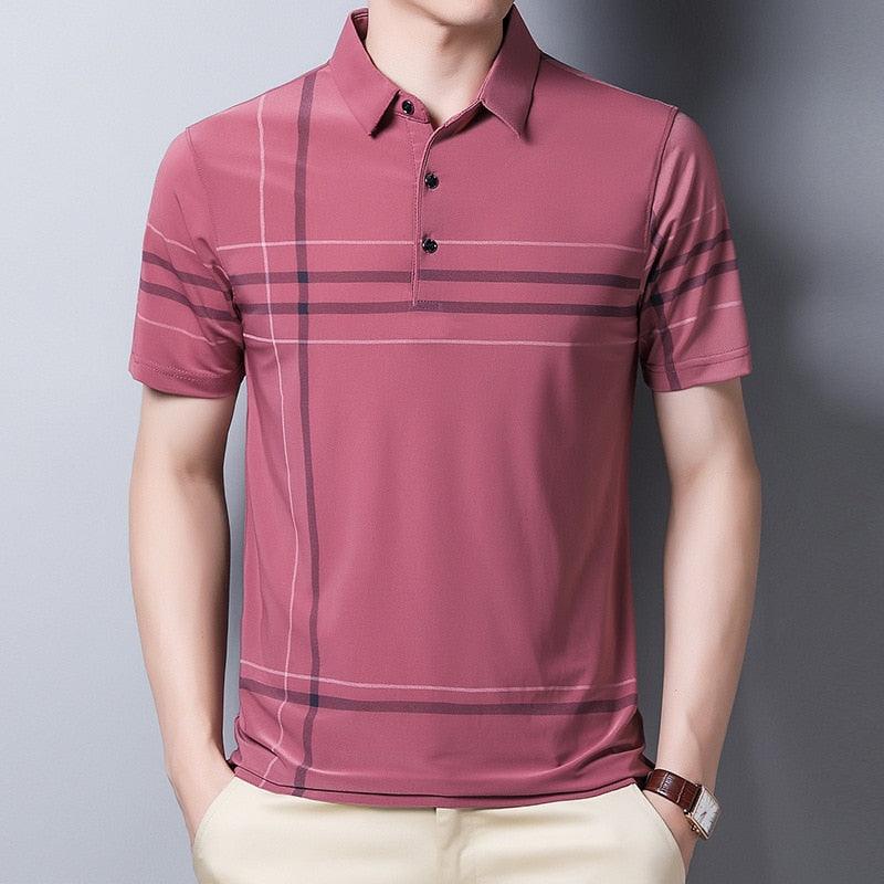 Men’s Casual Slim Fit Half Sleeve Polo Shirt - Elysian