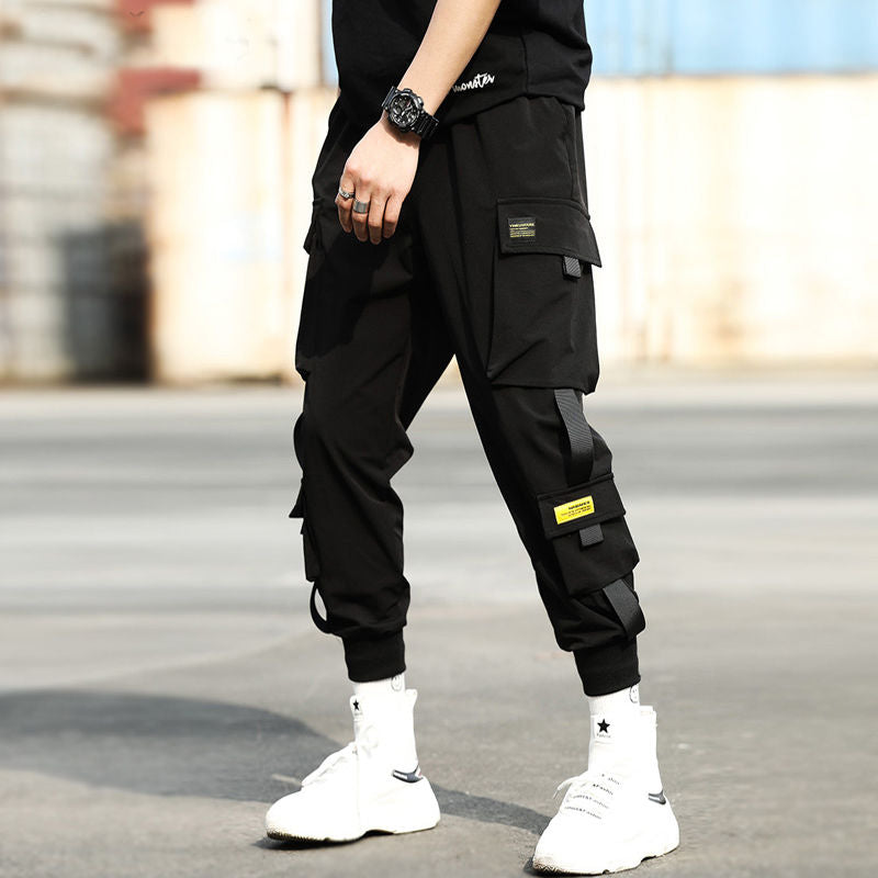 Mens Streetwear Joggers Pockets ants