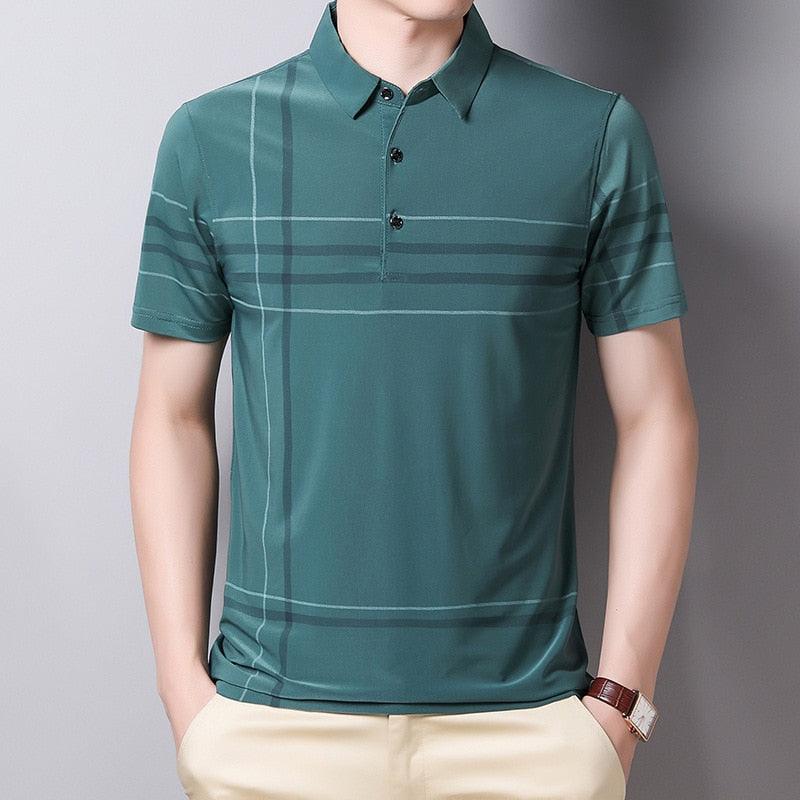 Men’s Casual Slim Fit Half Sleeve Polo Shirt - Elysian