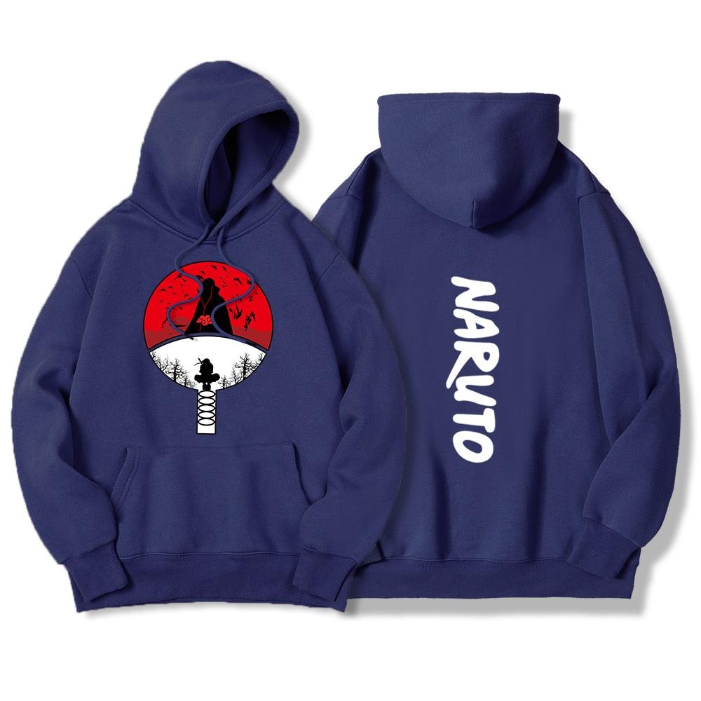 Harajuku Manga Print Street Fashion Loose Anime Wear Hoodie - Elysian