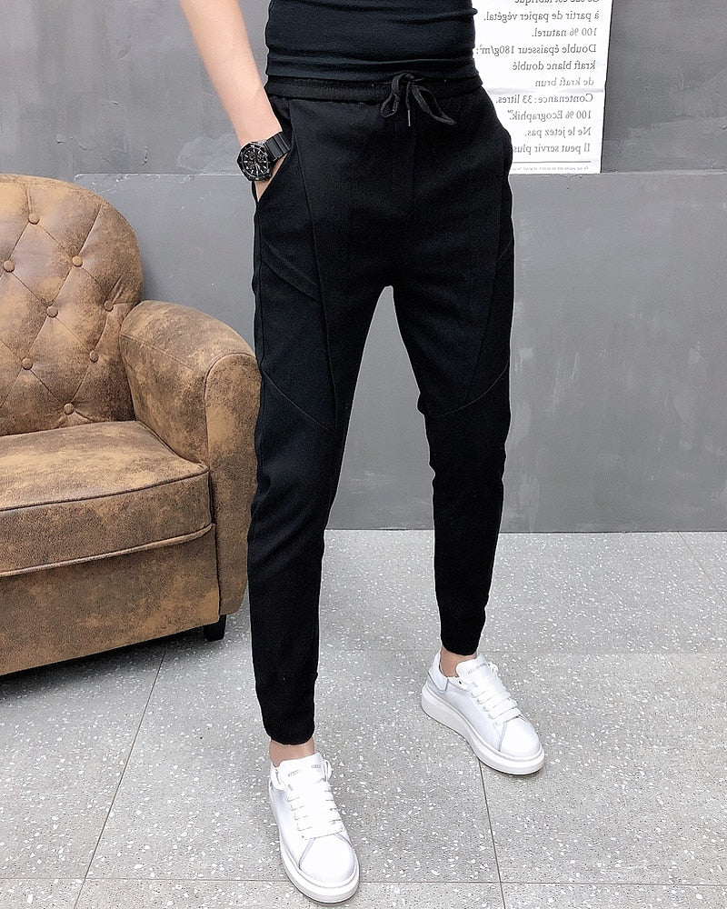 Solid Slim Fit Mens Casual-Wear Pants