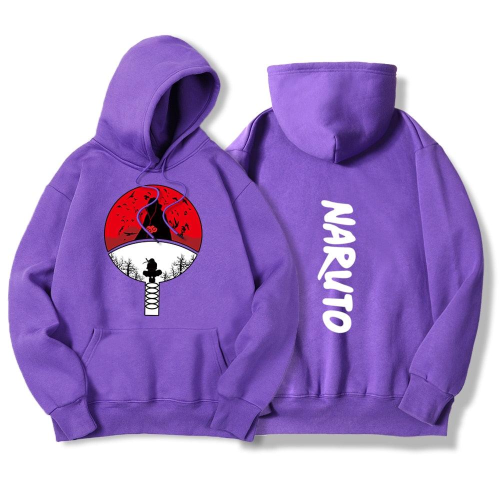 Harajuku Manga Print Street Fashion Loose Anime Wear Hoodie - Elysian