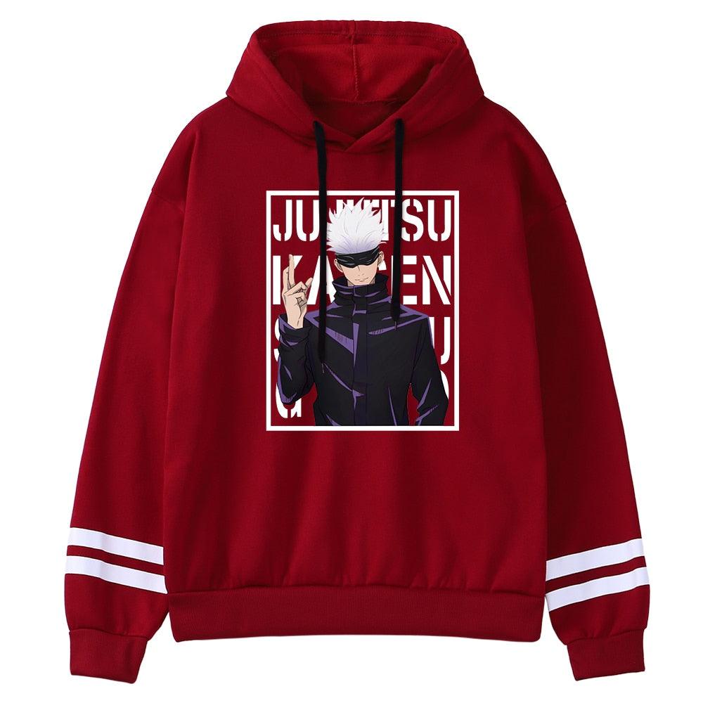 Gojo Satoru Jujutsu Keisen Anime Printed Oversize Men’s Hoodie - Elysian