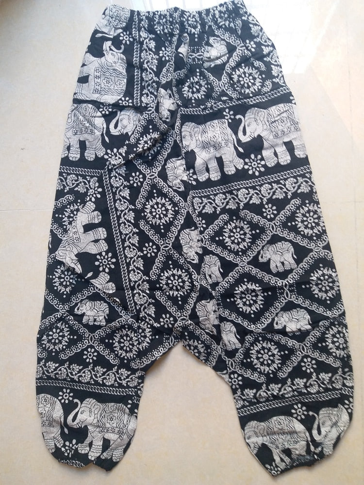 Cross Pants Loose Trouser Cotton Pants