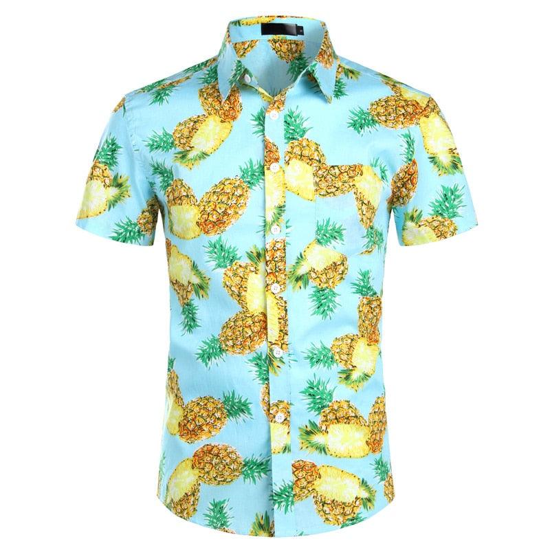 Men’s Hawaiian Short Sleeve Summer Shirt - Elysian