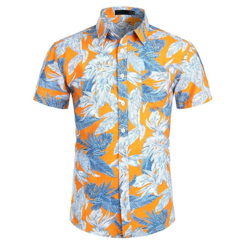 Men’s Hawaiian Short Sleeve Summer Shirt - Elysian