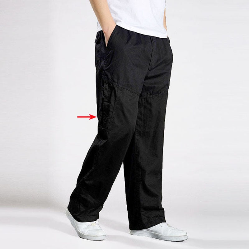 Cargo Cotton Multi-Pocket Mens Trouser