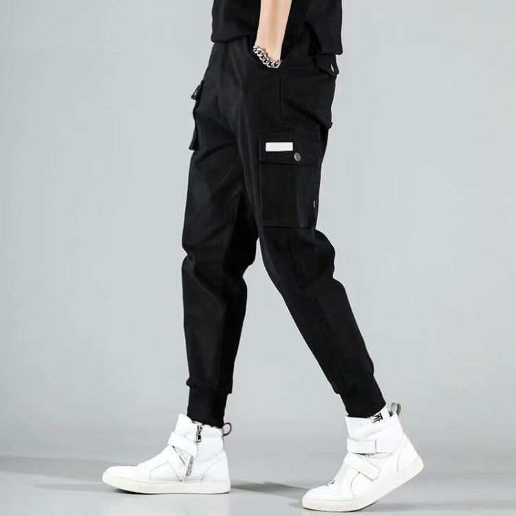 Mens Streetwear Joggers Pockets ants