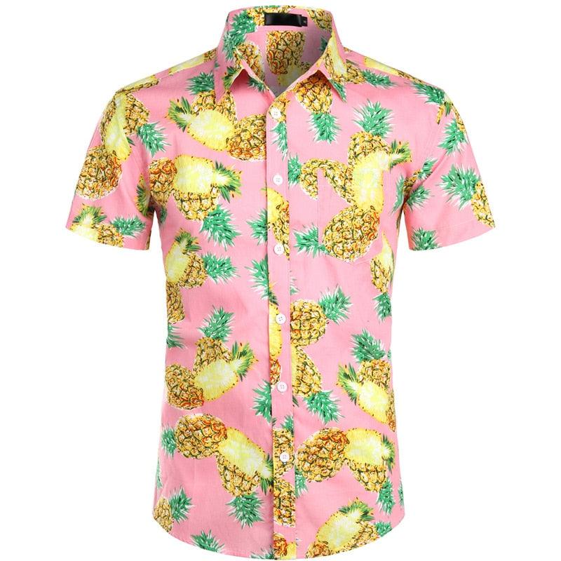 Men’s Hawaiian Short Sleeve Summer Shirt - Elysian