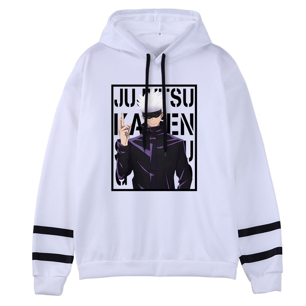 Gojo Satoru Jujutsu Keisen Anime Printed Oversize Men’s Hoodie - Elysian