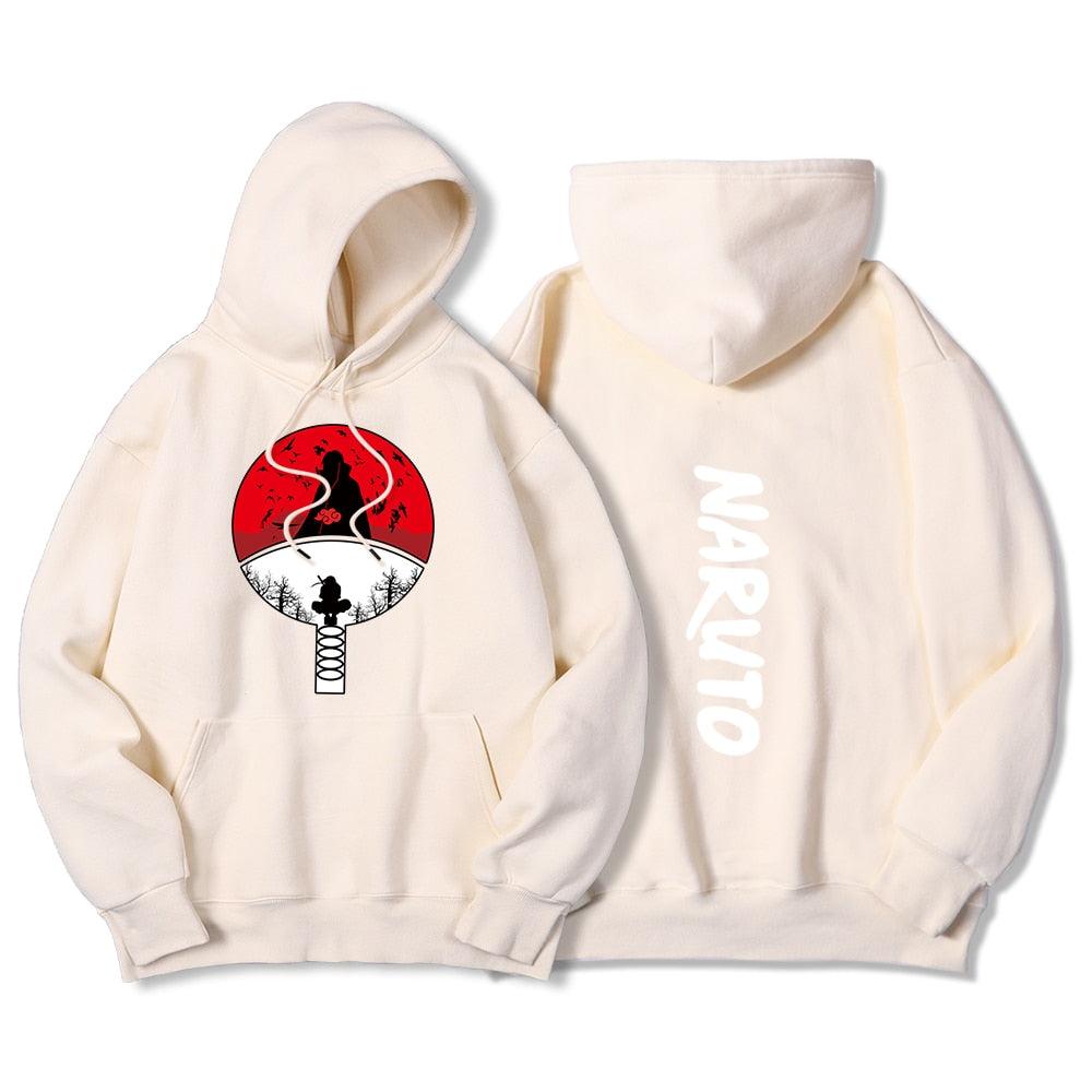 Harajuku Manga Print Street Fashion Loose Anime Wear Hoodie - Elysian