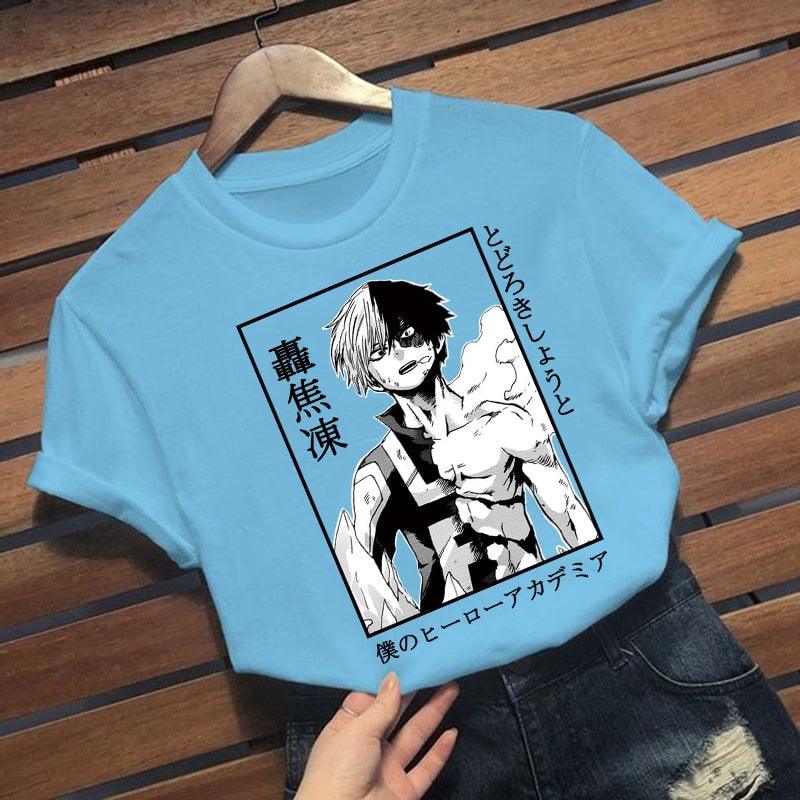 My Hero Academia T-Shirts Casual Harajuku Anime T Shirt - Elysian