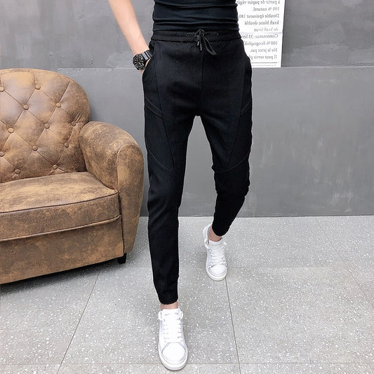 Solid Slim Fit Mens Casual-Wear Pants