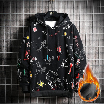 Anime Men Hip Hop Harajuku Sweatshirt Male Japanese Streetwear Oversized Hoodie - Elysian