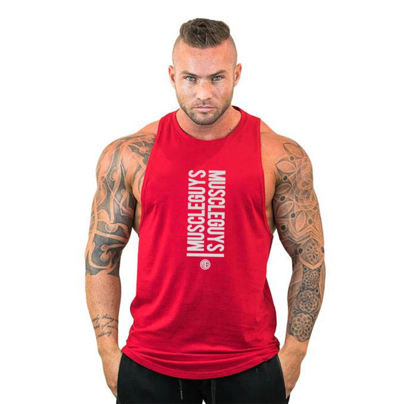 Mens Bodybuilding Sleeveless Tank Tops