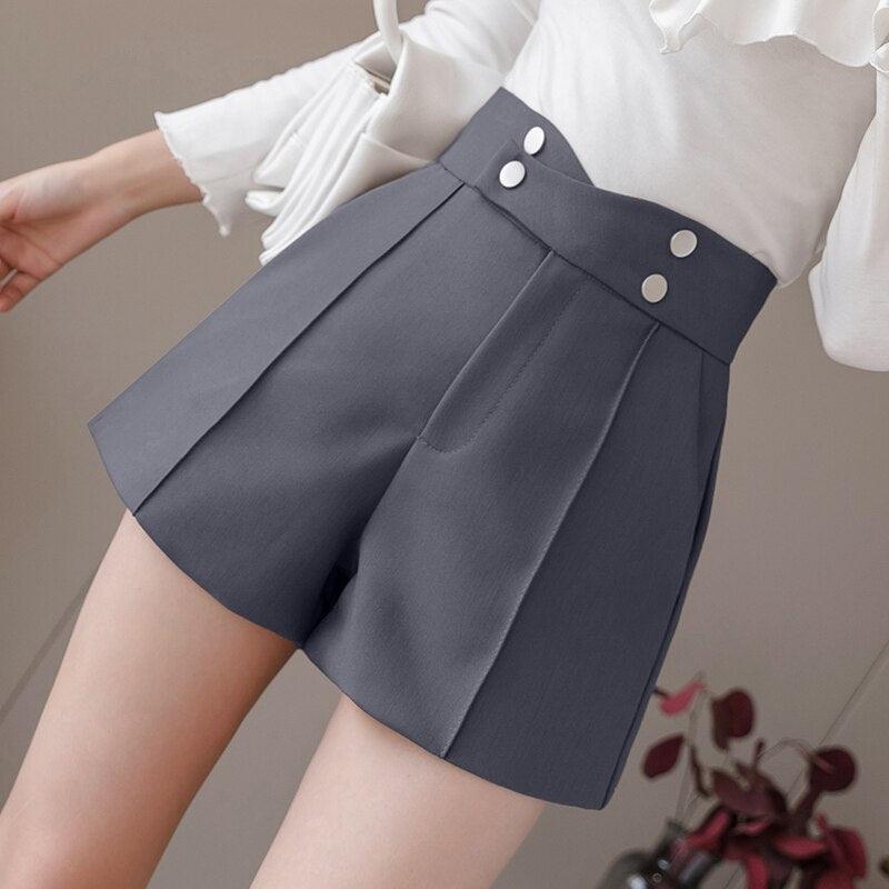 Suit Shorts Women’s New Waist Solid Work Shorts - Elysian