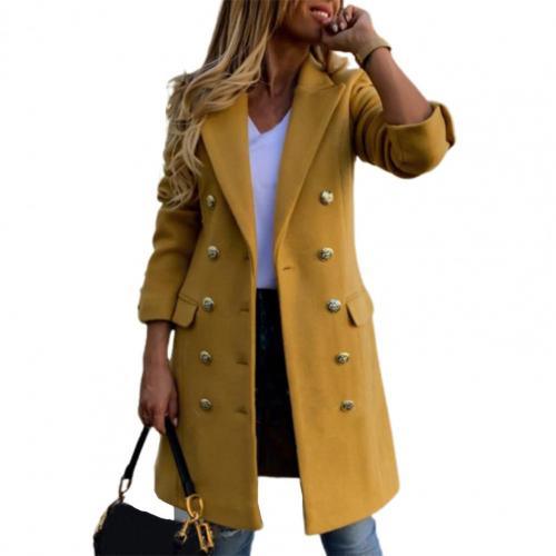 Long Size Double-breasted Overcoat Outwear For Women’s - Elysian