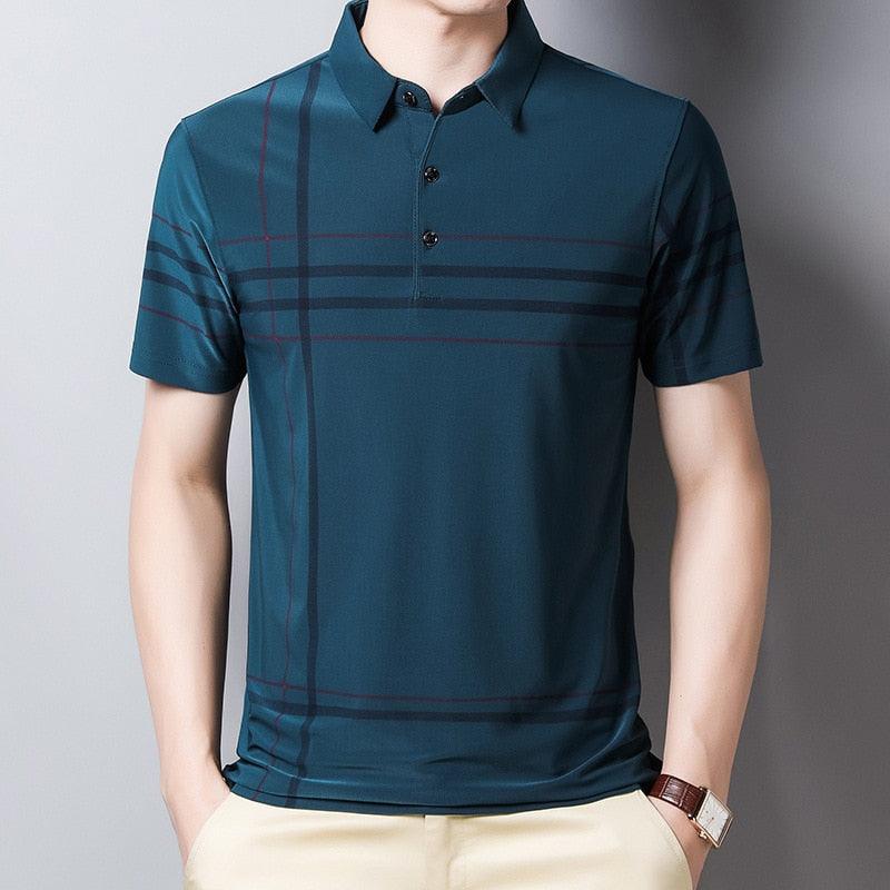 Men’s Casual Slim Fit Half Sleeve Polo Shirt - Elysian