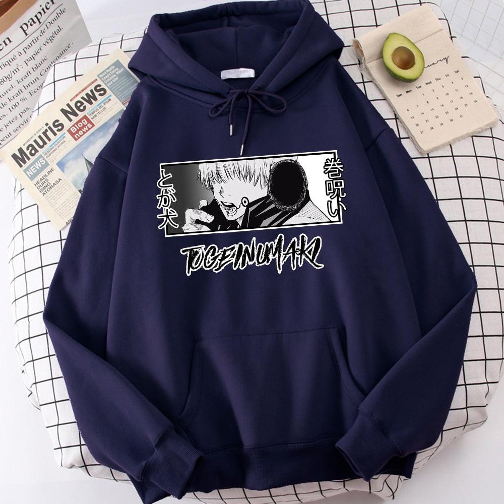 Jujutsu Kaisen Hooded Mens Hip Hop Cool Sweatshirts - Elysian