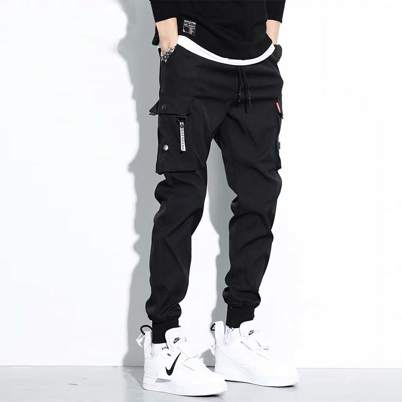 Mens Streetwear Joggers Pockets ants