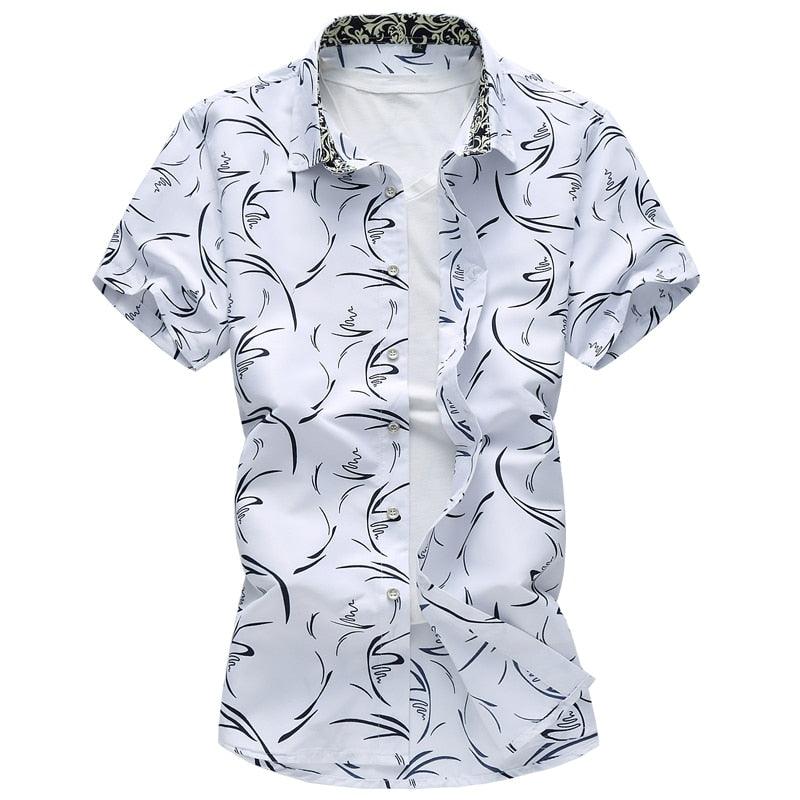 Plus Size Men’s Short Sleeve Hawaii Shirt - Elysian