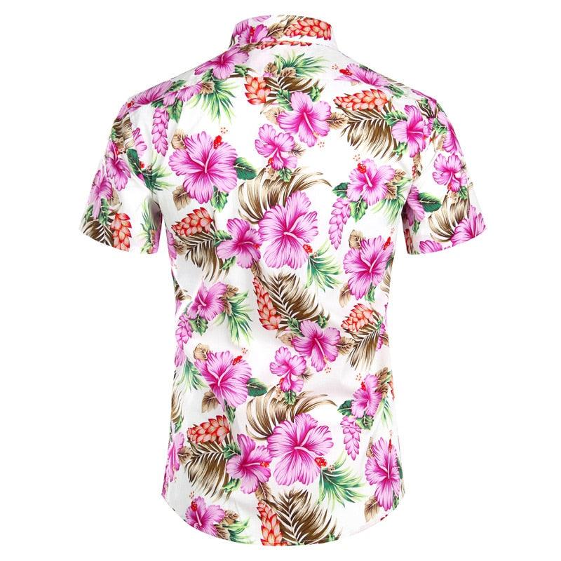 Men’s Hawaiian Short Sleeve Summer Shirt - Elysian