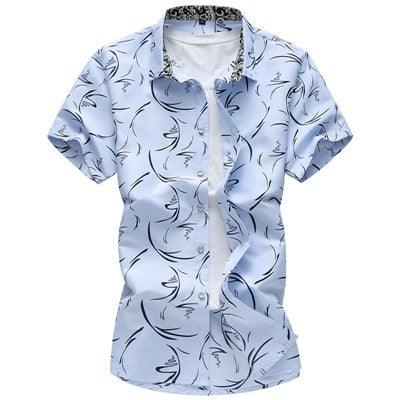 Plus Size Men’s Short Sleeve Hawaii Shirt - Elysian