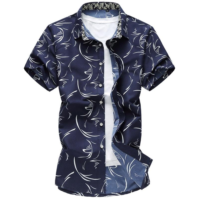 Plus Size Men’s Short Sleeve Hawaii Shirt - Elysian