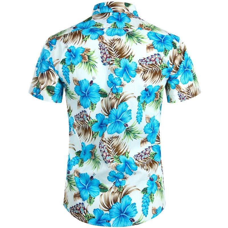 Men’s Hawaiian Short Sleeve Summer Shirt - Elysian