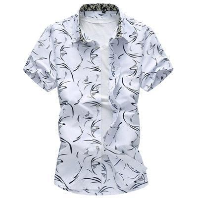 Plus Size Men’s Short Sleeve Hawaii Shirt - Elysian