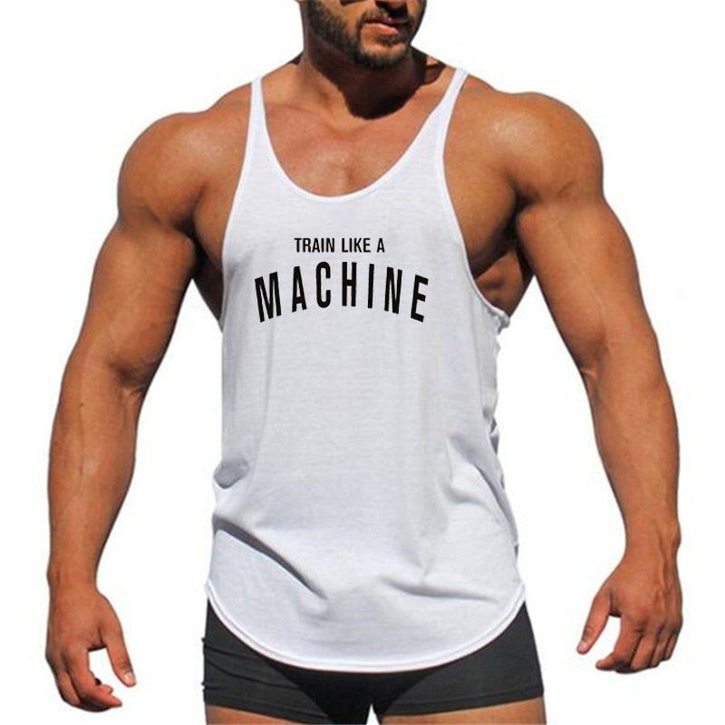 Men GYM Tank Top Vest Sleeveless Workout Shirt