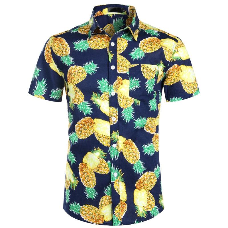 Men’s Hawaiian Short Sleeve Summer Shirt - Elysian