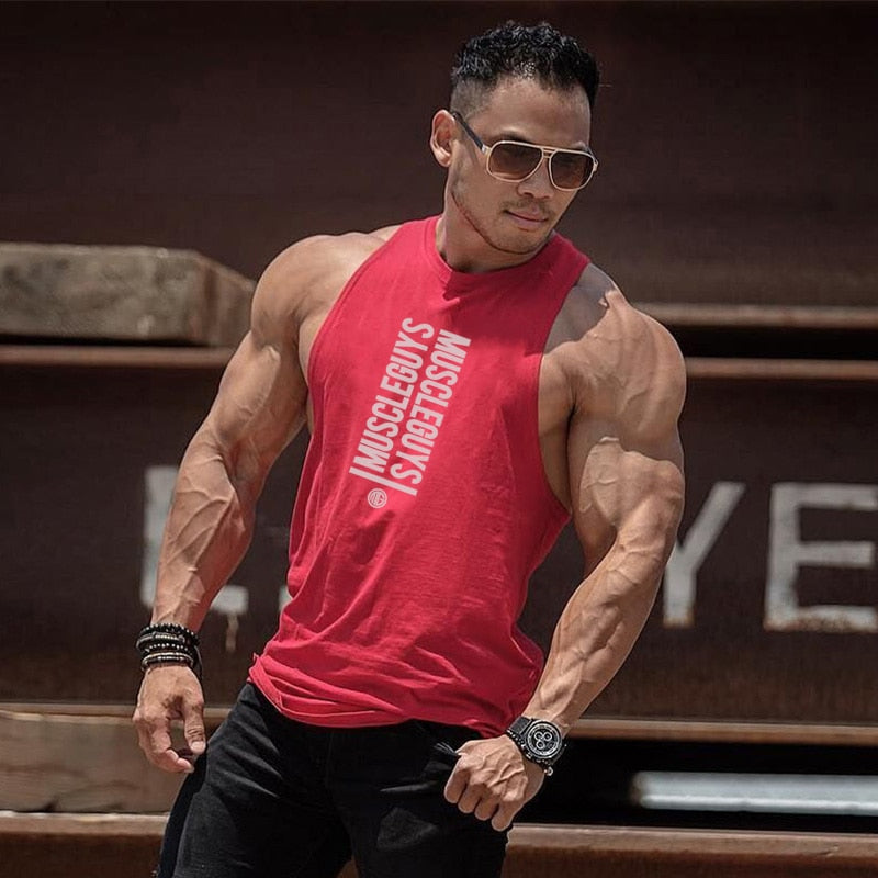 Mens Bodybuilding Sleeveless Tank Tops