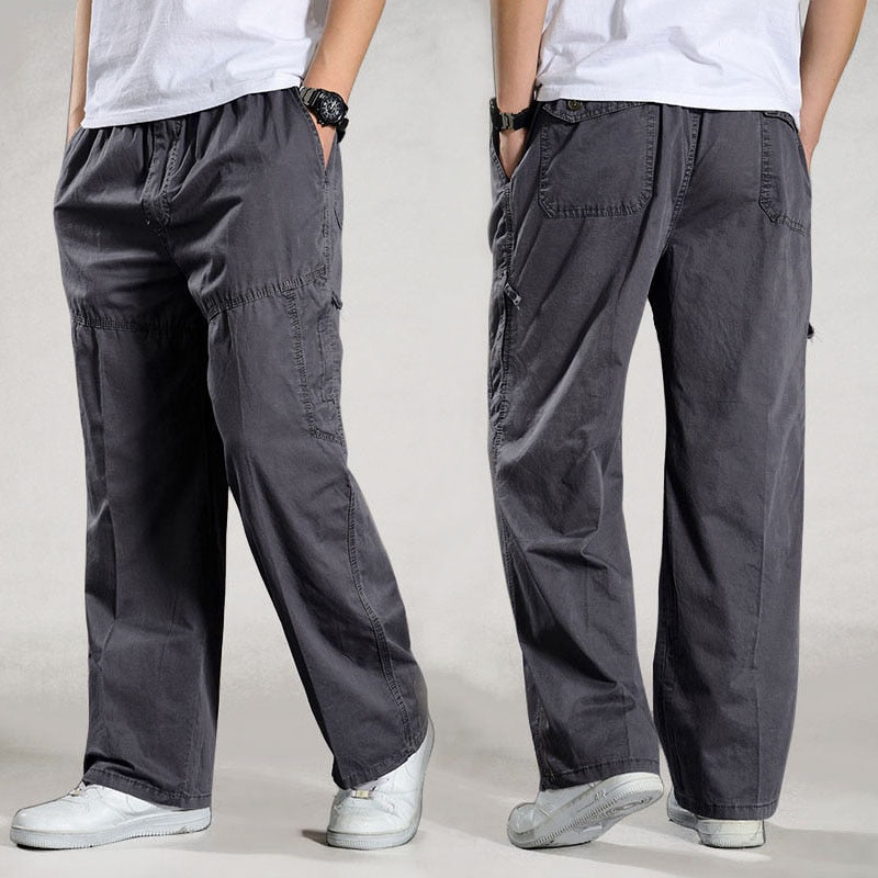 Cargo Cotton Multi-Pocket Mens Trouser